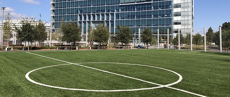 Google Goes Green With Artificial Grass Field